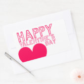 Autocollant Cute R Heureuse Sainte-Valentin (Enveloppe)