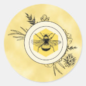 Autocollant d'abeille (Devant)
