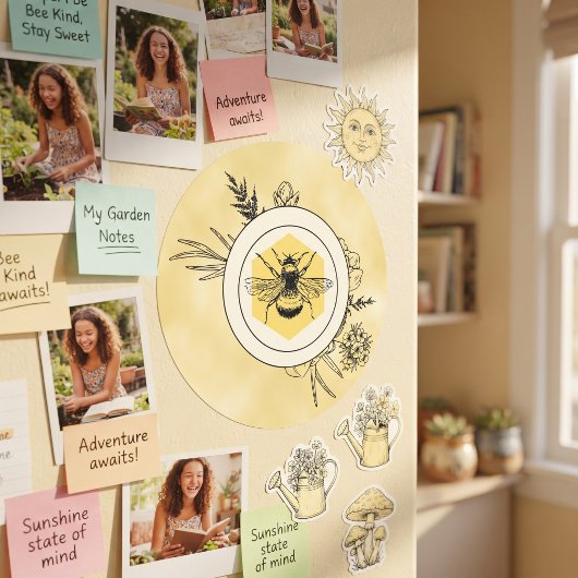 Autocollant d'abeille