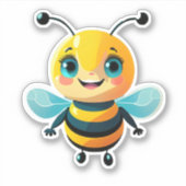 Autocollant d'abeille pour bouteille d'eau (Devant)