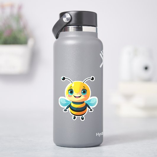 Autocollant d'abeille pour bouteille d'eau (HydroFlask)