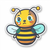 Autocollant d'abeille pour bouteille d'eau (Devant)