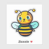 Autocollant d'abeille pour bouteille d'eau (Feuille)