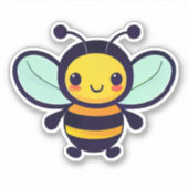 Autocollant d'abeille pour bouteille d'eau (Devant)