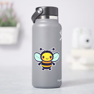 Autocollant d'abeille pour bouteille d'eau