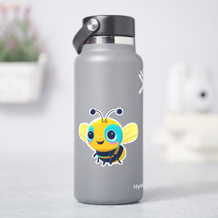 Autocollant d'abeille pour bouteille d'eau