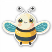 Autocollant d'abeille pour bouteille d'eau (Devant)