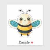 Autocollant d'abeille pour bouteille d'eau (Feuille)