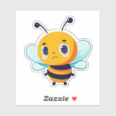 Autocollant d'abeille pour bouteille d'eau (Feuille)