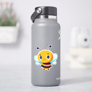 Autocollant d'abeille pour bouteille d'eau
