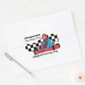autocollant d'abqkartracing.org (Enveloppe)