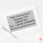 Autocollant d'adresse (Enveloppe)