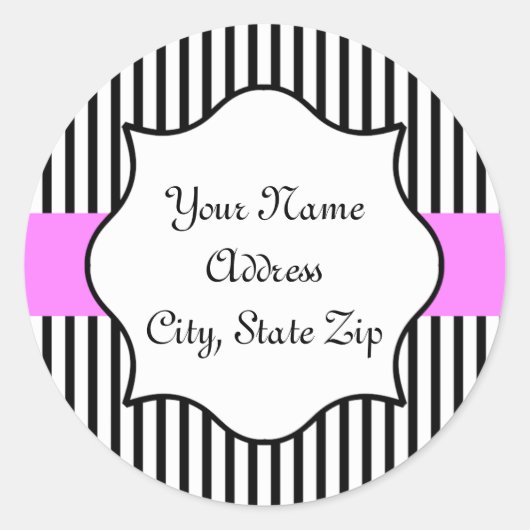 Autocollant d'adresse français (Devant)