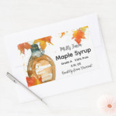 Autocollant d'affaires Étiquette de sirop d'érable (Enveloppe)
