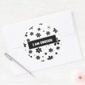 Autocollant d'affirmation | Motivation florale noi (Enveloppe)