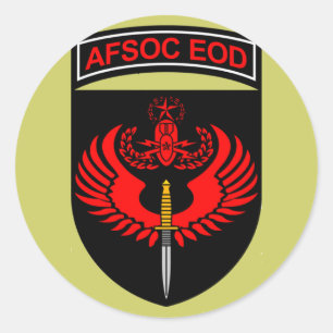 Autocollant d'AFSOC EOD