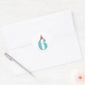 Autocollant d'âge pour anniversaire d'enfants (Enveloppe)