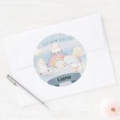 Autocollant d'agneau mignon (Enveloppe)