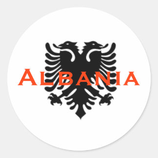 Autocollant d'aigle albanais