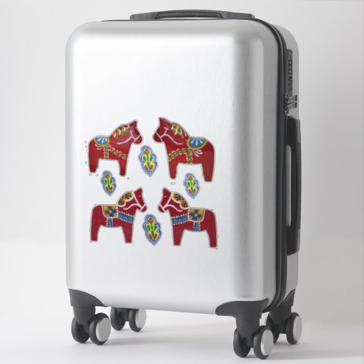 Autocollant Dala Horses (Sur valise)