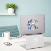Autocollant Dala Horses (Ordinateur portable sur le bureau)