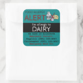 Autocollant d'alerte pour allergie aux aliments la (Sac)