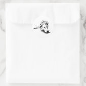 Autocollant Dalmatien - Art Canin (Sac)