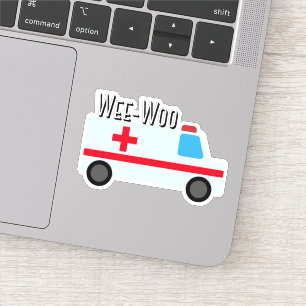 Autocollant d'ambulance Wee-Woo
