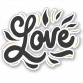 Autocollant d'amour (Devant)