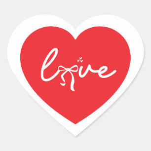Autocollant d'amour