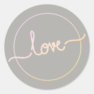 Autocollant d'amour
