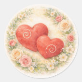 Autocollant d'amour de la Saint-Valentin (Devant)
