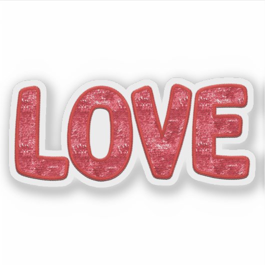 Autocollant d'amour de la Saint-Valentin - Autocol (Devant)