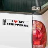 Autocollant d'amour de Schipperke (Sur camion)