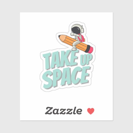 Autocollant d'amour et de positivité (Feuille)