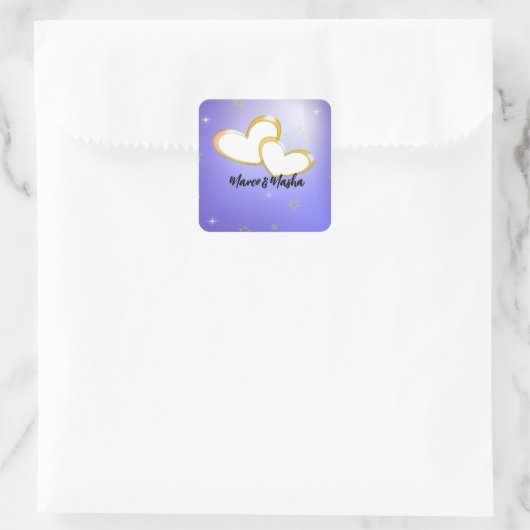 Autocollant d'amour éternel (Sac)