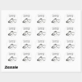 Autocollant d'amour pour chat de design original (Feuille)