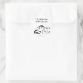 Autocollant d'amour pour chat de design original (Sac)