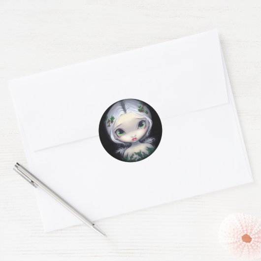 Autocollant "d'ange de houx" (Enveloppe)