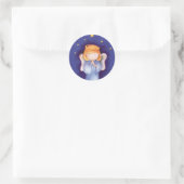autocollant d'ange de Noël (Sac)