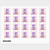 Autocollant d'animal de fantaisie Kawaii (Feuille)