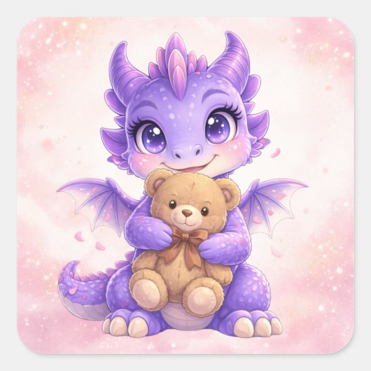Autocollant d'animal de fantaisie Kawaii (Devant)