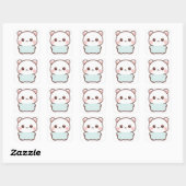 « Autocollant d'animal Kawaii Adorable – Chibi Cut (Feuille)