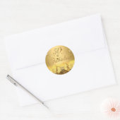 Autocollant d'anniversaire 50 ans et fabuleux à mo (Enveloppe)