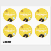 Autocollant d'anniversaire de Boram 2012 (Feuille)
