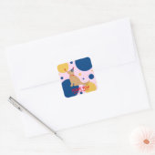 Autocollant d'anniversaire de chien d'or (Enveloppe)
