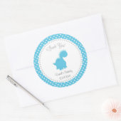 Autocollant d'anniversaire de Dinosaur (Enveloppe)