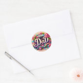 Autocollant d'anniversaire de Papa (Enveloppe)
