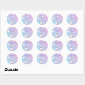 Autocollant d'anniversaire Licorne Starlight (Feuille)