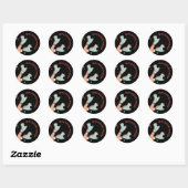 Autocollant d'anniversaire Retro Roller (Feuille)
